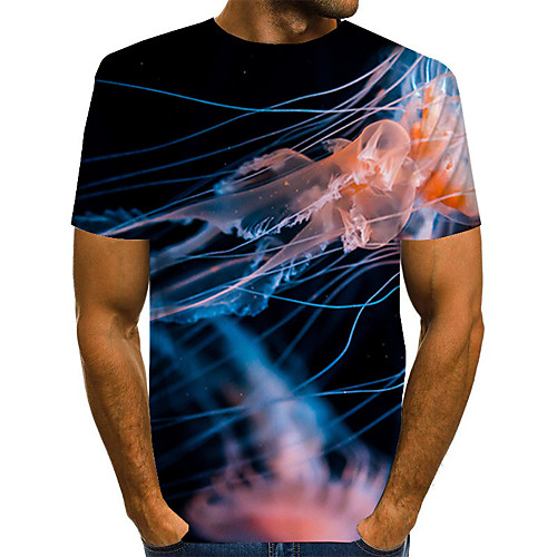 

Men's Daily Basic T-shirt - 3D Print Black
