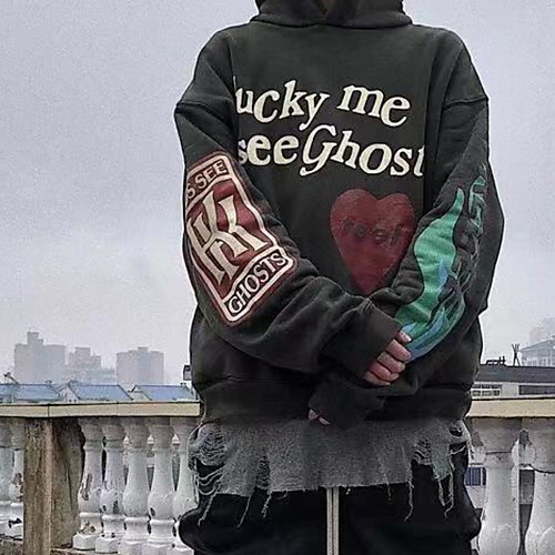 

Men's Basic Hoodie - Letter Gray US32 / UK32 / EU40