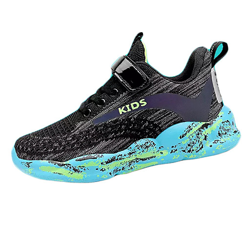 

Boys' / Girls' Comfort Elastic Fabric / Flyknit Trainers / Athletic Shoes Big Kids(7years ) Running Shoes Purple / Red / Green Spring / Color Block