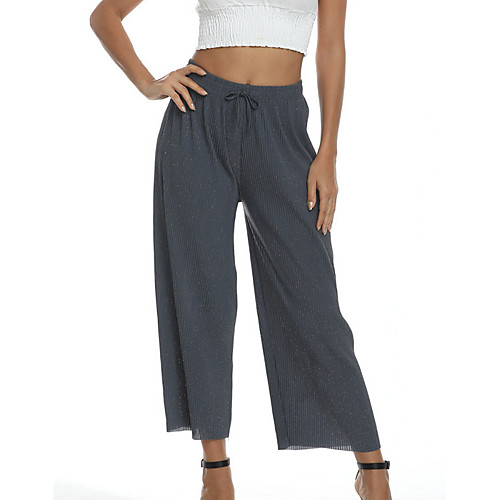 

Women's Basic Chinos Pants - Solid Colored Light Brown Black Blue S M L