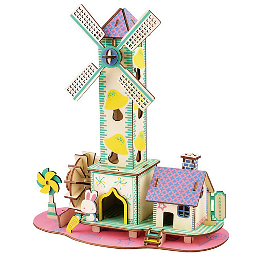 

3D Puzzle House DIY High Quality Paper Classic Kid's Unisex Boys' Girls' Toy Gift