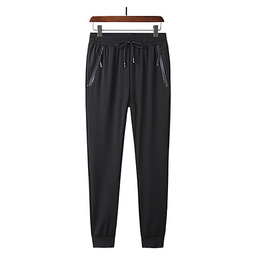 

Men's Hiking Pants Outdoor Breathable Quick Dry Comfortable Cotton Bottoms Climbing Beach Camping / Hiking / Caving Black XL XXL XXXL 4XL 5XL Standard Fit