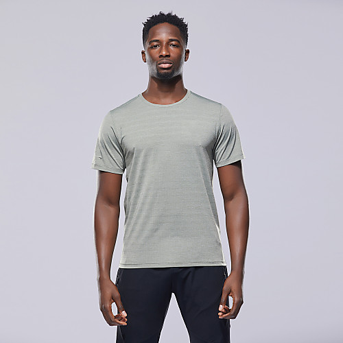

Men's Solid Colored T-shirt Daily Sports Royal Blue / Light Green / Gray