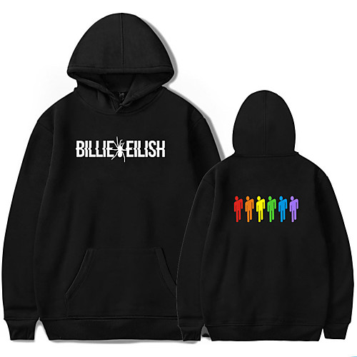 

Inspired by Cosplay Billie Eilish Cosplay Costume Hoodie Pure Cotton Print Printing Fancy Hoodie For Men's / Women's