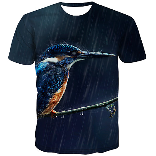 

Men's Daily Street chic T-shirt - 3D Print Rainbow