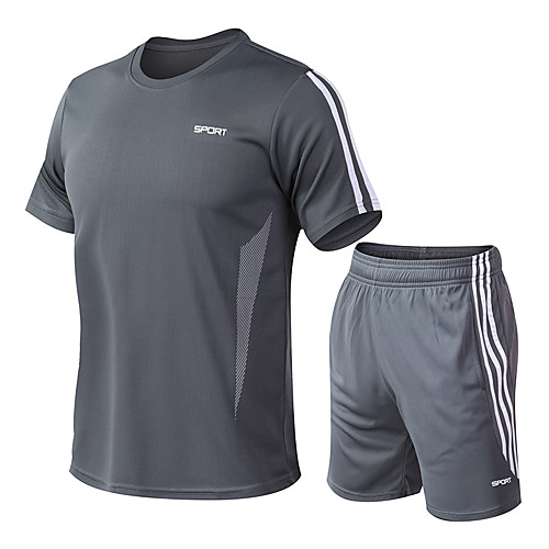 

Men's Daily Sports Basic Set - Solid Colored Print Red
