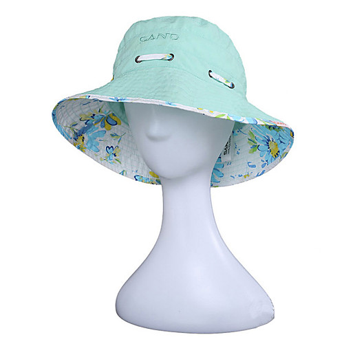 

Hiking Hat Hat 1 pc Sunscreen UV Resistant Breathable Quick Dry Cotton Summer for Women's Camping / Hiking Hunting Climbing Yellow Green Amethyst / Lightweight Materials