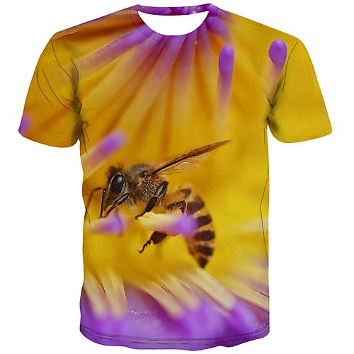 

Men's Daily Street chic T-shirt - 3D Print Rainbow