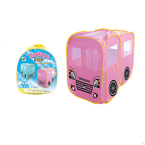 

Play Tent & Tunnel Playhouse Beach Toy Bus Cartoon Parent-Child Interaction Polyester Pop Up Indoor/Outdoor Playhouse for Boys and Girls