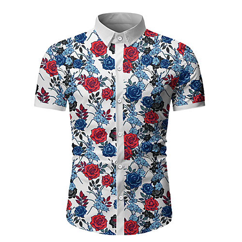 

Men's Daily Shirt - Floral White