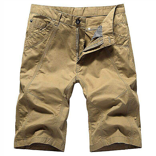 

Men's Hiking Shorts Summer Outdoor Breathable Quick Dry Stretchy Sweat-wicking Cotton Shorts Bottoms Hunting Fishing Climbing Black Khaki Green 30 31 32 33 34 / Wear Resistance