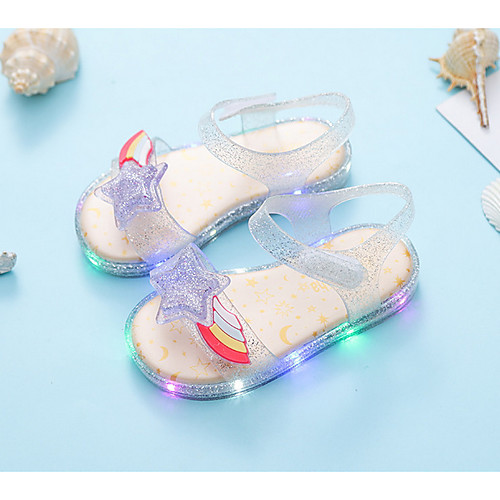 

Girls' Comfort PVC Sandals Toddler(9m-4ys) Red / Silver Summer