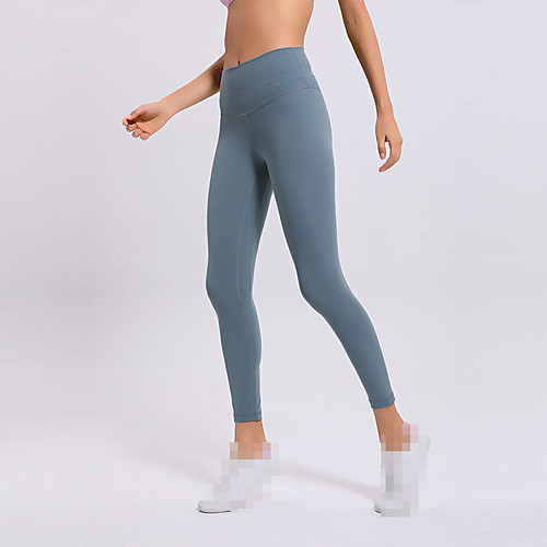 

Women's Running Tights Compression Pants Running Base Layer Elastane Sports Winter Bottoms Running Jogging Training Breathable Quick Dry Sweat-wicking Solid Colored Black Purple Red Blushing Pink