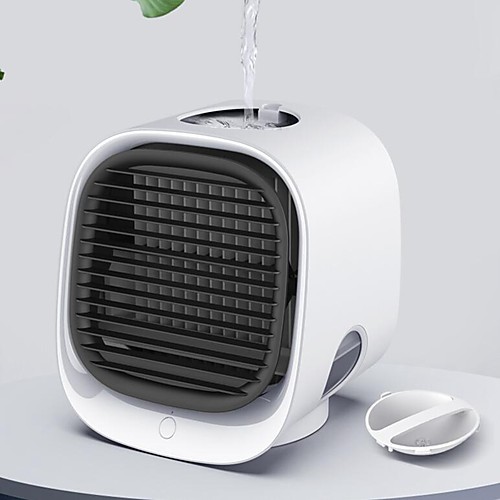 

Portable Fan Mini Air Conditioner Fan Humidifiers Air Cooler Fans USB Cooler Table Fan For Office Refrigerating Device