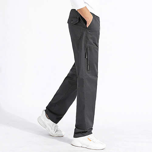 

Men's Hiking Pants Hiking Cargo Pants Outdoor Soft Comfortable Cotton Pants / Trousers Climbing Camping / Hiking / Caving Traveling Dark Grey Yellow Army Green L XL XXL XXXL 4XL Loose