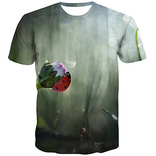 

Men's Daily Street chic T-shirt - 3D Print Rainbow