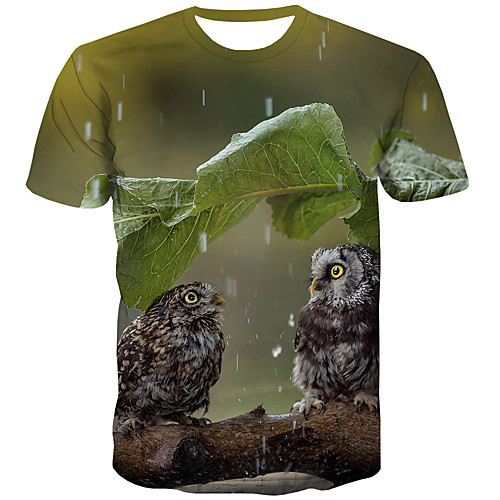 

Men's Daily Street chic T-shirt - 3D Print Rainbow