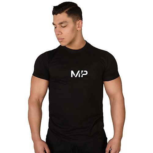 

Men's Sports Basic T-shirt - Letter Print Army Green