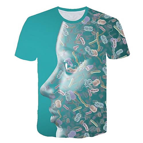 

Men's Daily T-shirt - 3D Print Green
