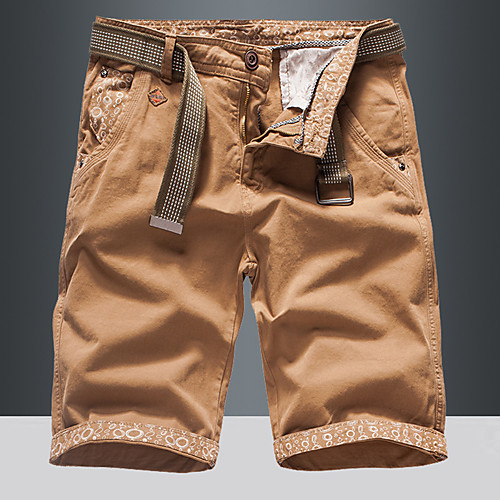 

Men's Hiking Shorts Outdoor Breathable Quick Dry Comfortable Cotton Shorts Hunting Fishing Beach Army Green Grey Khaki 28 29 30 31 32 Loose