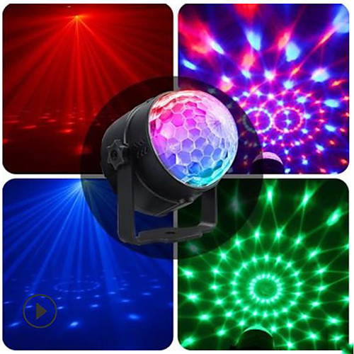 

LED Stage Lights Galaxy Starry Sky LED Lighting Glow 3W Kid's Adults for Birthday Gifts and Party Favors 2 pcs