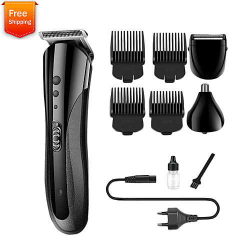 

KEMEI KM-1407 6 in 1 Hair Clipper Electric Shaver Multi Functional Razor Nose Rechargeable Hair Trimmer Cordless Men Barber Tool Cutter Kit