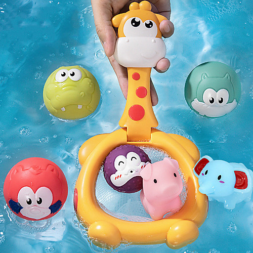 

Water Toys Fishing Floating Squirts Toy Water Scoop Toy Bath Toys Kid's Rubber as Children's gift Swimming Pool Bathtub Summer Boys and Girls