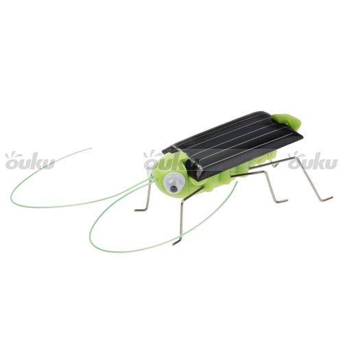 Xmas New Solar Power Robot Insect Bug Locust Grasshopper Toy Kid