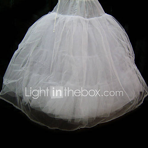 Nylon / Tulle Floor length Wedding Petticoats (WAP006)