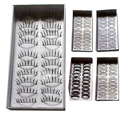 Fashion Lashes   200 Pairs False Eyelash Mixed Style