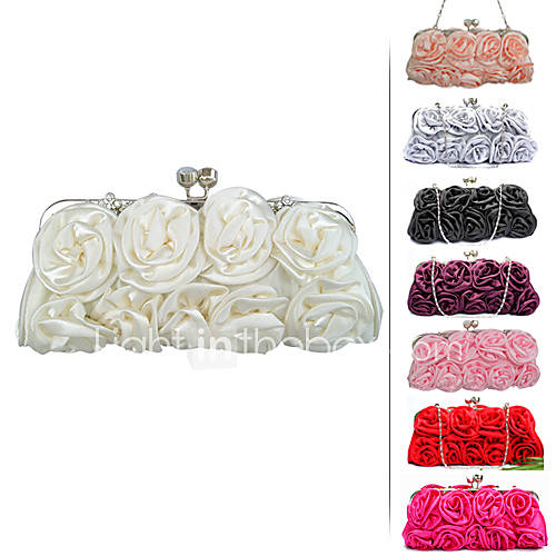 Gorgeous Satin Evening Bag Handbag Purse Clutch. More Colors Available (1245)