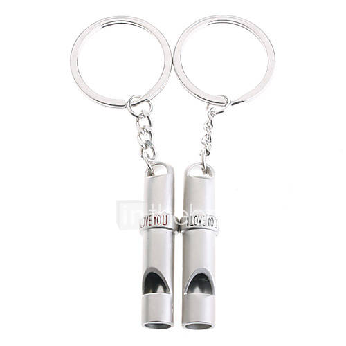 Stainless Lovers keychains (Whistles/ 2 Piece Set)