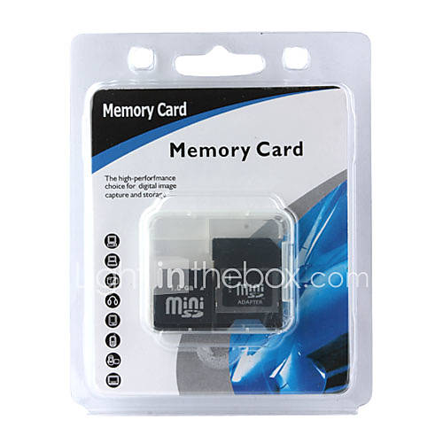 1GB MiniSD Memory Card with SD adapter (CMC008)