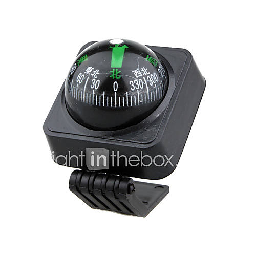 Plastic Car Compass with Adhesive Mount   Adjustable Angle LP 502