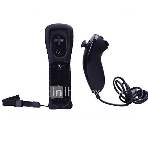 Black Remote and Nunchuk Controller Case for Wii