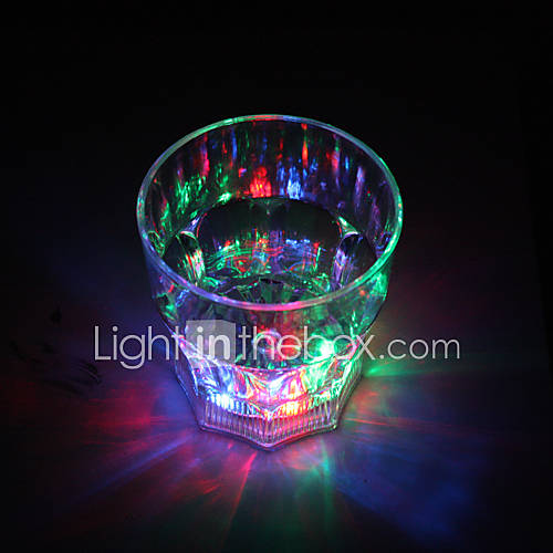 Colorful Flash Light LED Whisky Glass