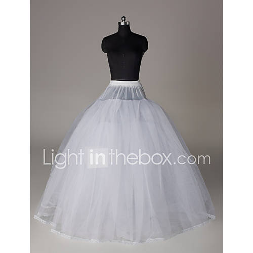 Nylon Ball Gown Full Gown 4 Tier Floor length Slip Style/ Wedding Petticoats