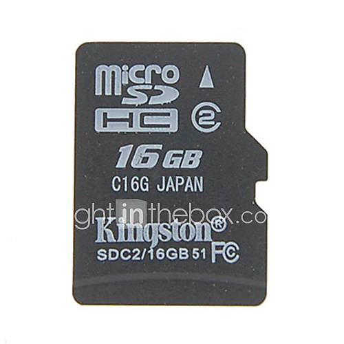 16GB Kingston Micro SD/TF SDHC Memory Card