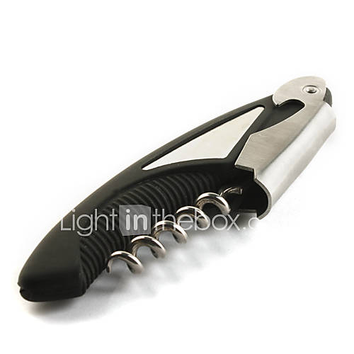 5.3 Fat Handle Folding Knife Wine Corkscrew Bottle Opener