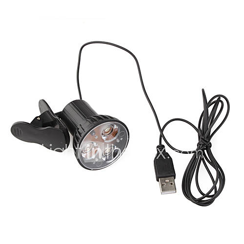 180°Adjustable USB Clip 3 Ultra bright LED Ligh