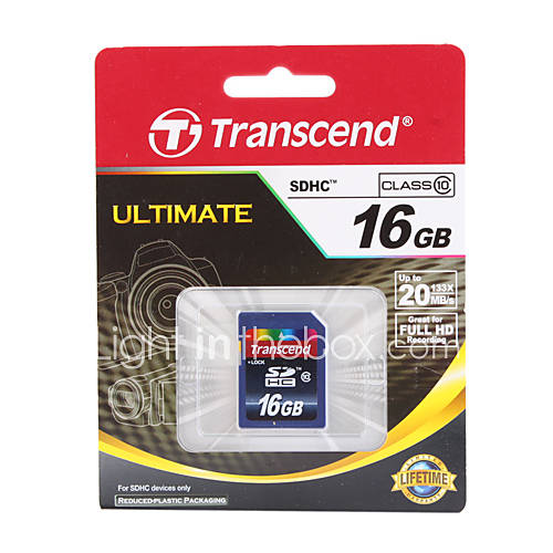 16GB Transcend SD/TF SDHC Memory Card (Class 10)