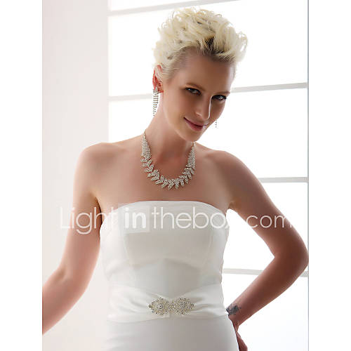 Satin Wedding/ Bridal Beaded Sash