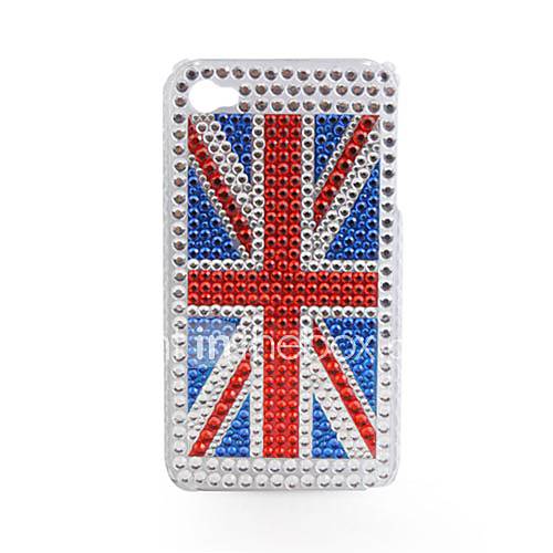 Protective PVC Case with Jewel Cover for IPhone4