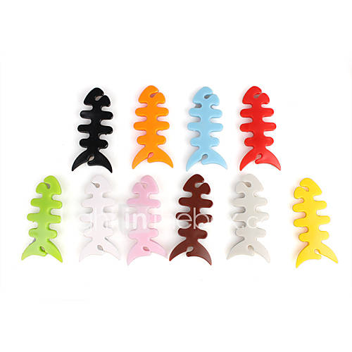  Headphone Winder Ten Pack(Fishbone)