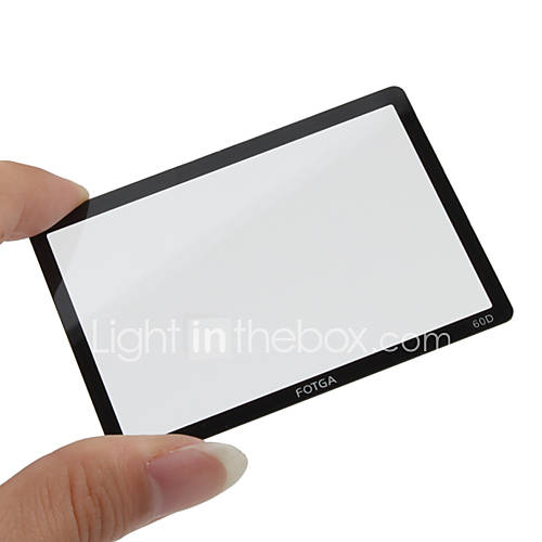 Fotga Premium LCD Screen Panel Protector Glass for Canon EOS 60D