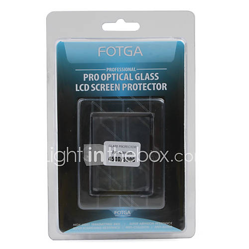 Fotga Premium LCD Screen Panel Protector Glass for Canon EOS 450D/500D