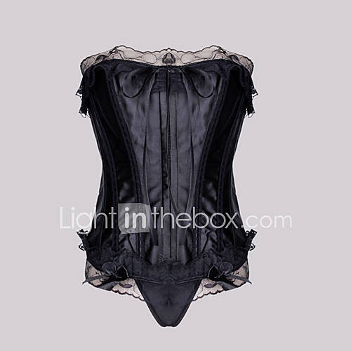 Damask Strapless Front Busk Closure Corsets Special Occasion Shapewear