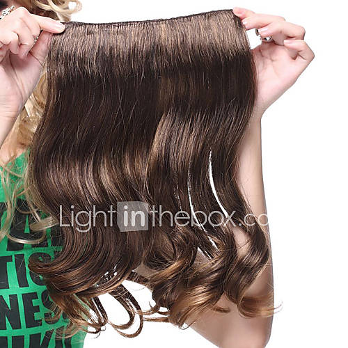 16 Inch High Quality Synthetic Curly Clip In Hair Extension 2 Colors Available