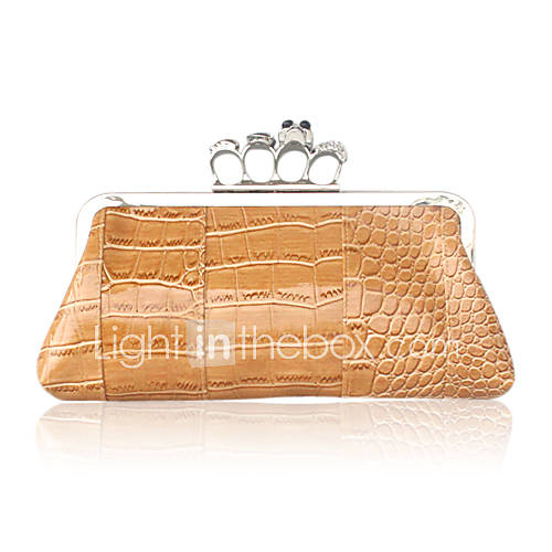 Faux Leather With Rhinestone Evening Handbags/ Clutches/ Top Handle Bags More Colors Available