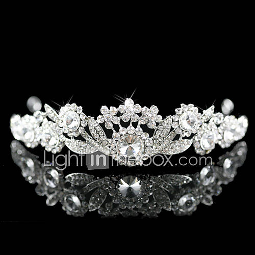 Alloy With Cubic Zirconia Wedding Bridal Tiara